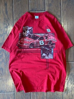 Vintage Y2K Dale Earnhardt Jr. Budweiser Shirt